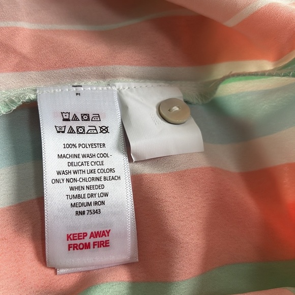 Tommy Bahama Pastel Stripes Pajama Set Small - Picture 5 of 5